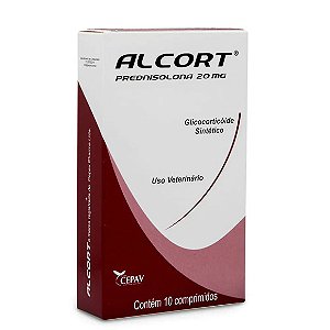 Alcort 20 mg anti-inflamatório Castel Pharma 10 comprimidos