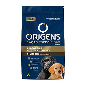 Ração Origens Cães Filhotes Raças Específicas Labrador e Golden 15 kg