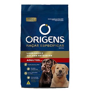 Ração Origens Cães Adultos Raças Específicas Labrador e Golden 15 kg