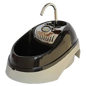 Fonte Bebedouro Para Gatos Cães Volcano Preto Bivolt