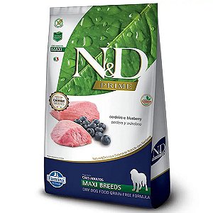 Ração N&D Prime Cães Adultos Maxi Cordeiro 10,1 kg