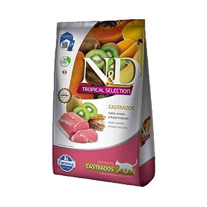Ração N&D Feline Tropical Castrado Suino 1,5 Kg