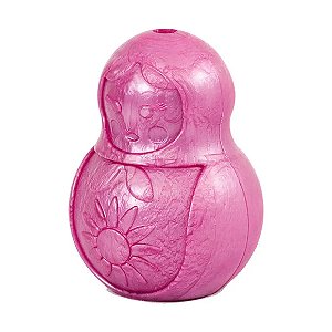 Mordedor Recheável Bonequinha Rosa Pet Games P