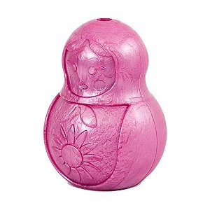 Mordedor Recheável Bonequinha Rosa Pet Games G