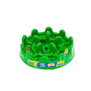 Comedouro Interativo Pet Fit Verde Pet Games Mini