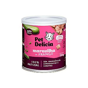 Ração Úmida Pet Delícia Gatos Maravilha de Frango 320 g