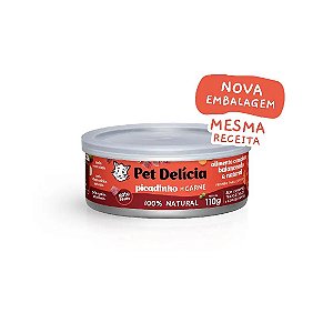 Ração Úmida Pet Delícia Gatos Picadinho de Carne 110 g