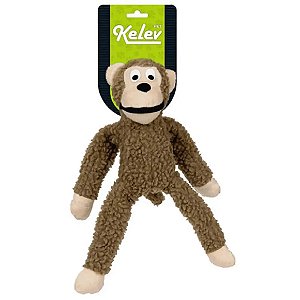 Brinquedo Pelúcia Macaco Kelev Bege M