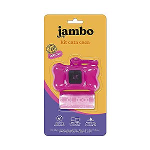 Porta Saquinhos Higiênicos Basic Rosa Jambo Único