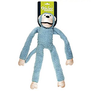 Brinquedo de Pelúcia Macaco Kelev Jambo Azul G