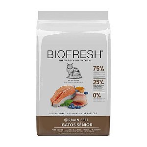 Ração Biofresh Gatos Sênior Peixe Branco 1,5 kg