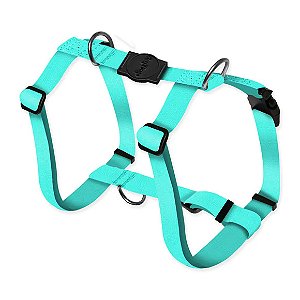 Peitoral Smart Classic Black Verde Dog Trip Brasil G