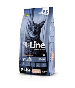 B Line Prem Esp Gatos Ad Castrados Salmao 10,1 Kg