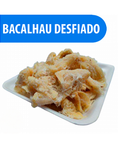 1kg de bacalhau desfiado 100% limpo