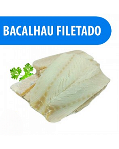 1kg de bacalhau filetado 100% limpo