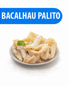 1kg de bacalhau palito 100%limpo
