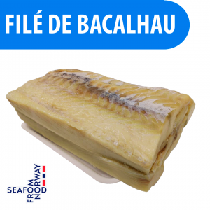 1kg de filé de bacalhau do porto 100%limpo