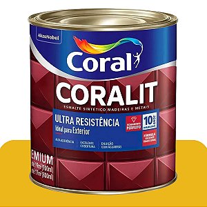 Esmalte Coral Coralit Ultra Amarelo Brilhante 0,9L