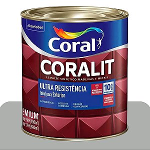 Esmalte Coral Coralit Ultra Platina Brilhante 0,9L