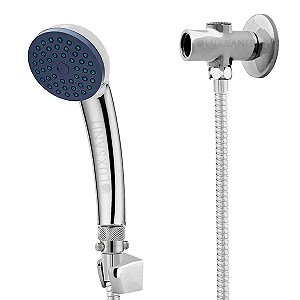 Kit Desviador C/ Ducha Manual Telefone Suporte e Flexível 1,80m