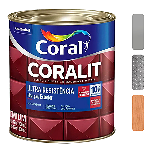 Esmalte Coral Coralit Ultra Alumínio Brilhante 900 ml