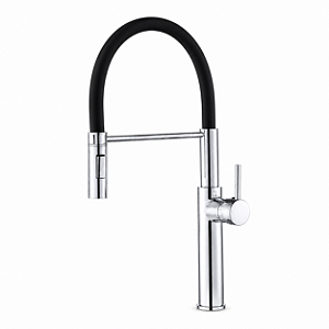 Misturador Monocomando Gourmet Luxsanit Design Cilíndrico C/ Ducha Extraível