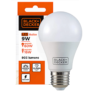 Lâmpada Bulbo Led 09 Watts 6500k Luz Branca Bivolt