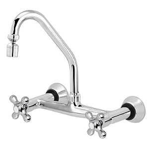 Misturador de Parede Cozinha Bica Móvel 1/4v C52 Luxsanit