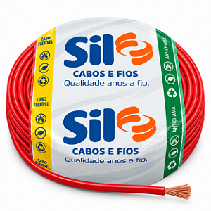 Cabo Flexível 1,50mm 750v Vermelho Rolo C/50m Sil