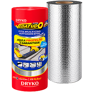Fita Adesiva Veda Tudo Manta Asfáltica 45cmx10m Dryko