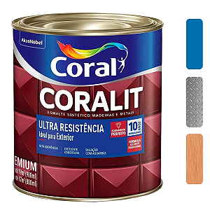 Esmalte Coral Coralit Ultra Azul França Brilhante 900 ml