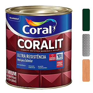Esmalte Coral Coralit Verde Colonial Brilhante 900 ml