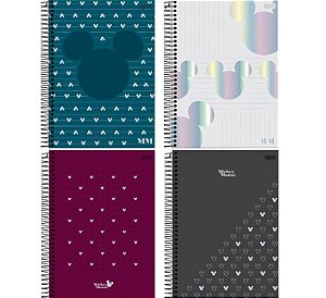 CADERNO 1MÁTERIA MICKEY - CAPA DURA - 80FLS. - JANDAIA