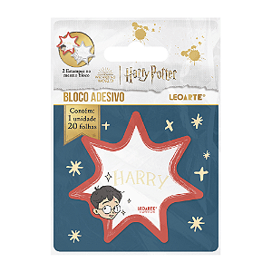 BLOCO ADESIVO HARRY POTTER - 20 FOLHAS - LEOARTE