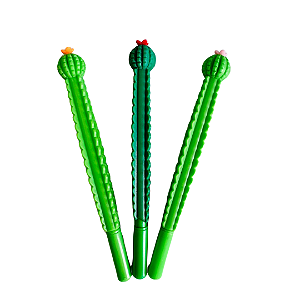 CANETA CACTOS - PAPELARIA CRIATIVA