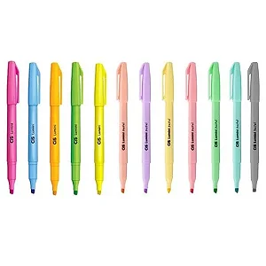 MARCA TEXTO CIS LUMI - NEON E PASTEL - C/12 CORES