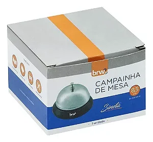 CAMPAINHA CROMADA DE MESA - BRW