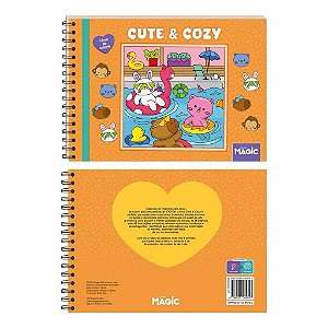LIVRO DE COLORIR - CUTE & COZY
