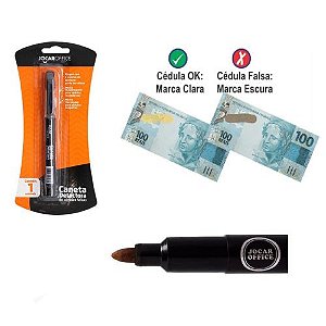 CANETA DETECTORA DE NOTAS FALSAS JOCAR OFFICE
