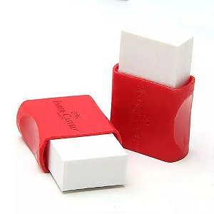 BORRACHA FABER-CASTELL COM CAPA PLÁSTICA