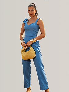 Conjunto Alfaiataria Flores