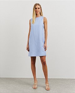 Vestido Reto em Linho Rebeka