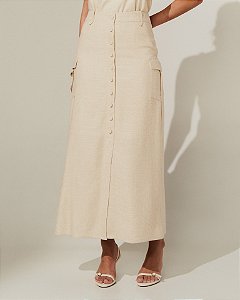 Saia com Bolsos Natasha