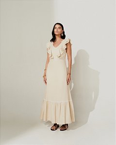 Vestido com Babado Gisele