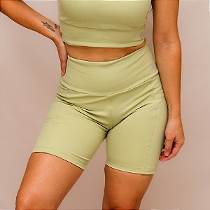 Shorts Confort Bolso Treino Corrida - Alga