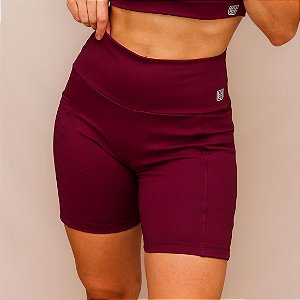 Shorts Confort Bolso Treino Corrida - Roxo Profundo