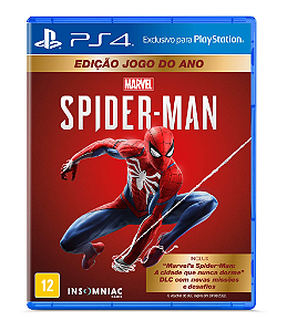 Marvel Spider-Man - Jogo em Mídia Física - PS4