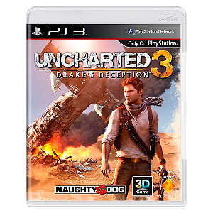 Uncharted 3: Drake's Deception - Jogo em Mídia Física - PS3