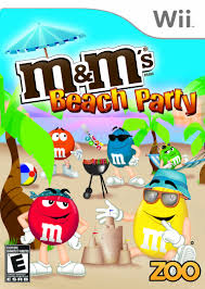 M&M's Beach Party - Jogo em Mídia Física - Nintendo Wii