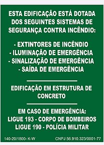Placa Indicativa M1-     Dúvidas Chamar no WhasApp